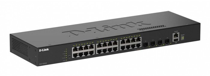 Switch D-Link 24 Ports GE + 4 Ports 10G SFP+ Smart Managed Switch