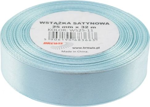 BREWIS Wstążka satynowa BREWIS 25mm/32mm kolor 11 błękit Brewis
