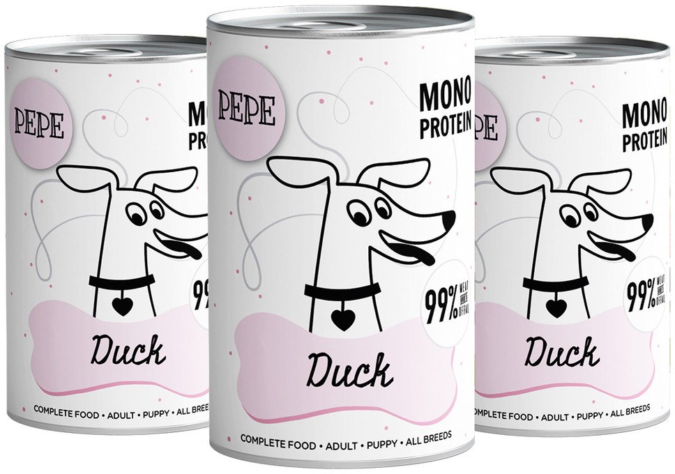 PEPE MONO PROTEIN Duck (kaczka) 3x400g