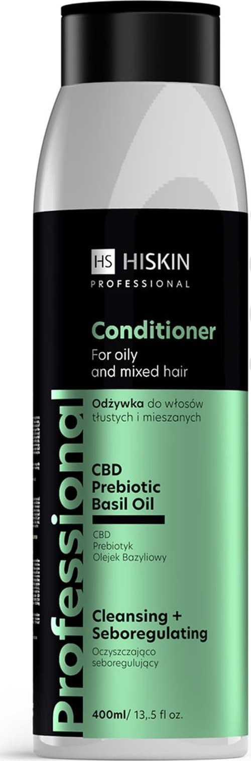 HiSkin HISKIN Professional Odżywka do włosów tłustych i mieszanych - oczyszczająco-seboregulująca 400 ml