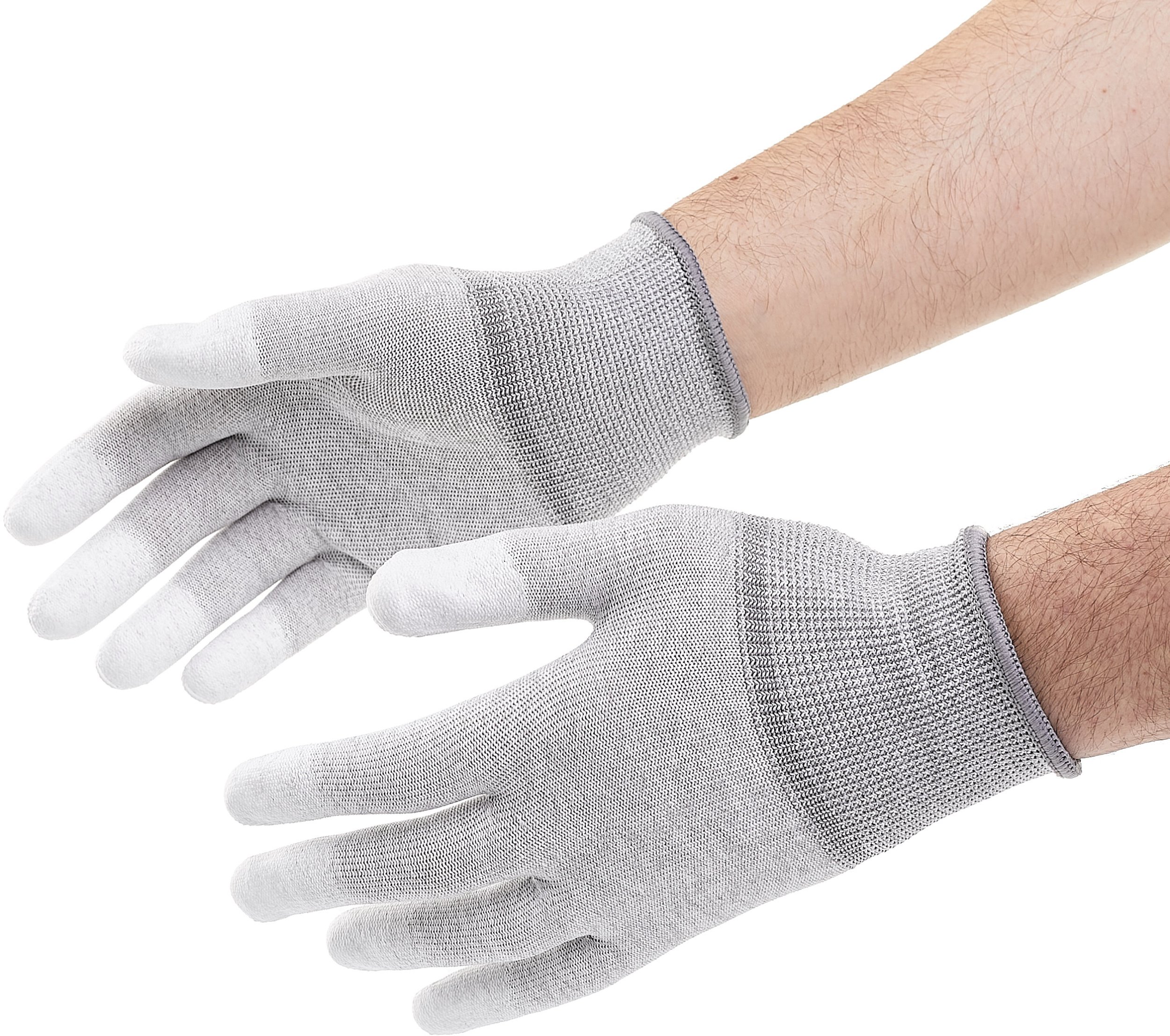 Rękawice Ochronne Rękawiczki Robocze Antystatyczne Włókno Węglowe Rozmiar L