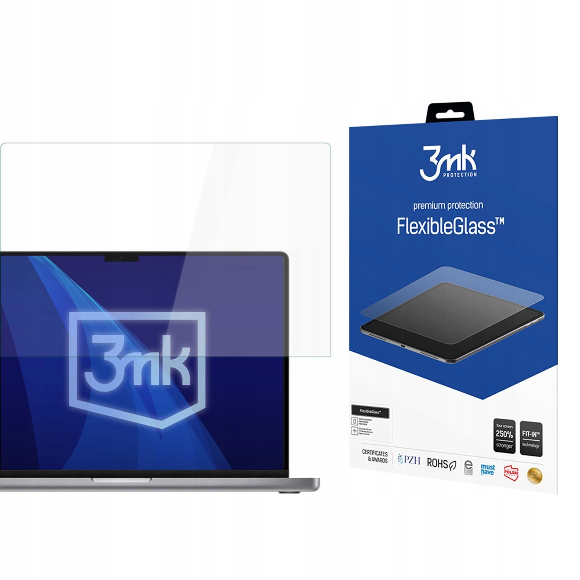 Apple Macbook Pro 16 M1/M2/M3/M4 - up to 17" 3mk FlexibleGlass