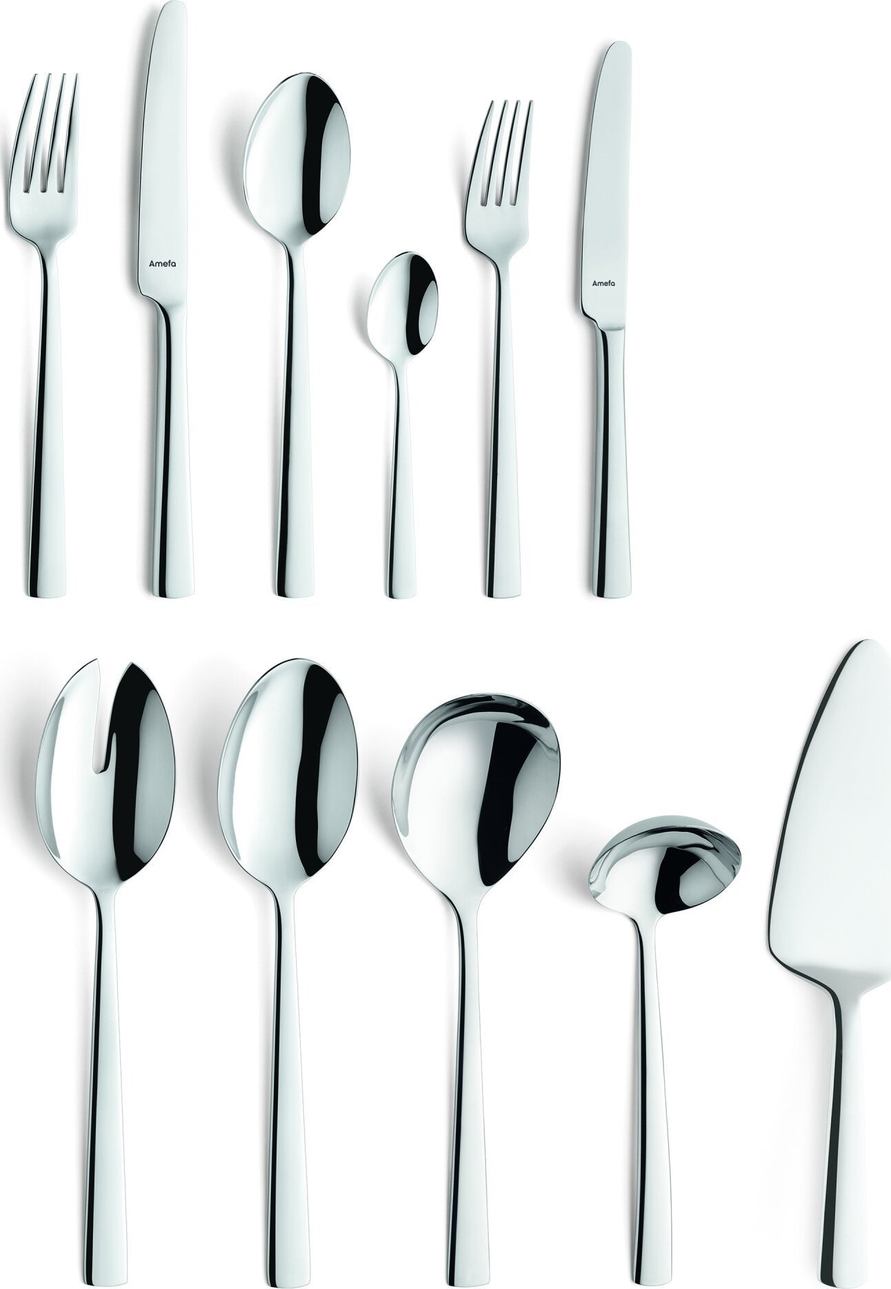 Amefa Moderno 1923 - 78-pc Cutlery set in wooden canteen