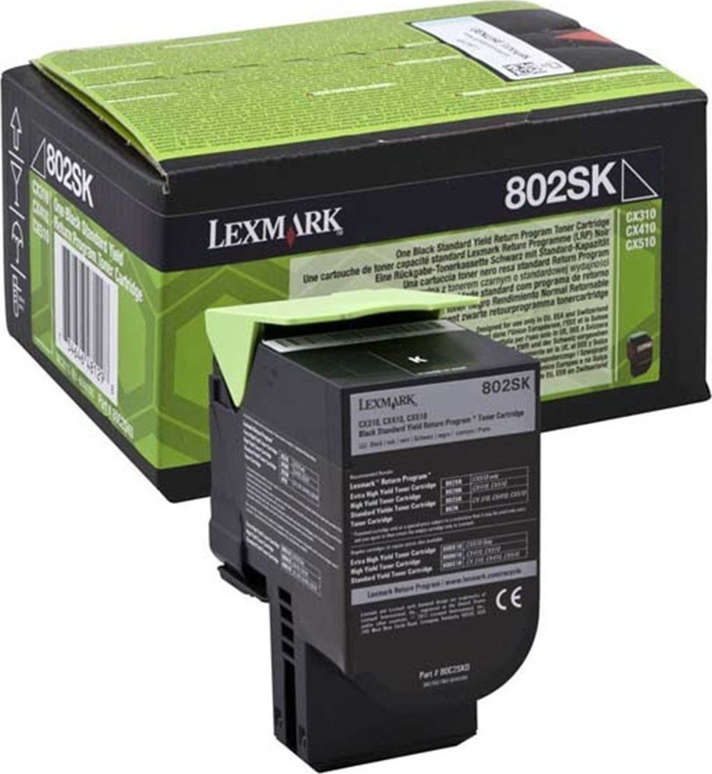 Toner Lexmark 80C2SK0 Black Oryginał (80C2SK0)