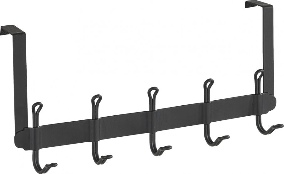 Wenko wieszak drzwiowy nostalgia 37,5 x 7,8 x 18 cm stal czarna