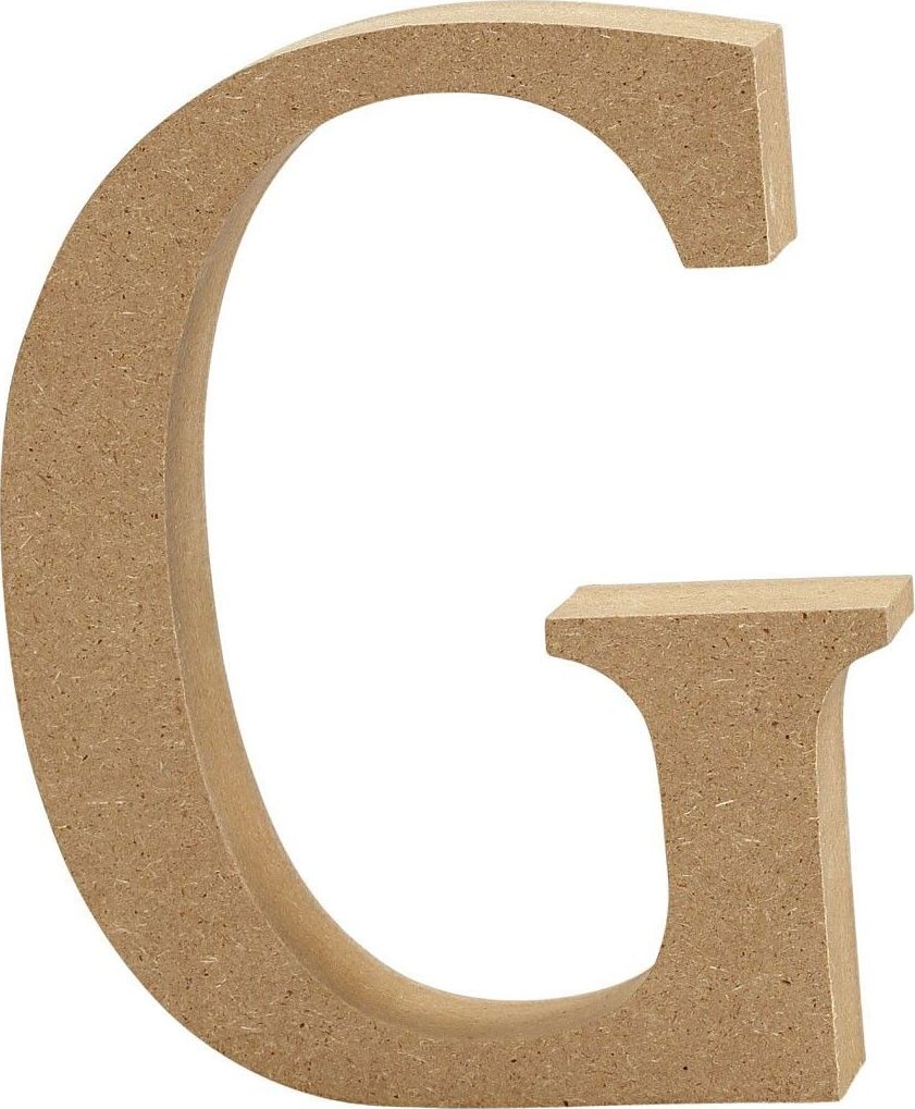 Creativ Company Litera G z MDF H: 13 cm
