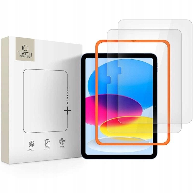 SZKŁO HARTOWANE TECH-PROTECT EASY SET+ 2-PACK IPAD 10.9” 10 / 2022 / 11” 11 / 2025 CLEAR