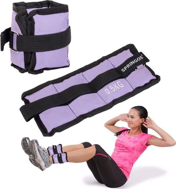 Springos Obciążniki do ćwiczeń 2x0.5kg