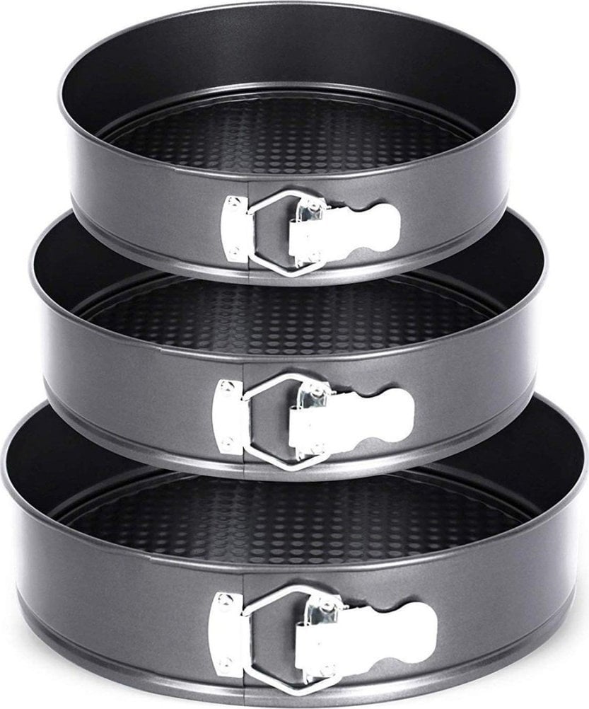 Elitehoff Tortownice Formy Do Pieczenia 3 Szt. 20/22/24cm E-8042