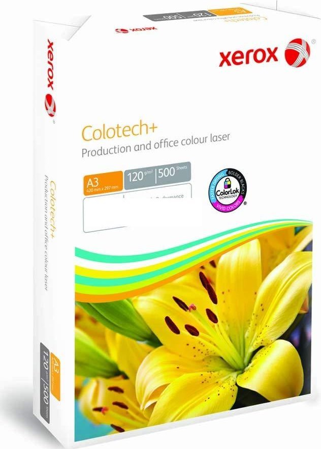 Xerox Xerox 003R99010, Laser printing, A3 (297x420 mm), 500 sheets, 120 g/m², White, 120 µm