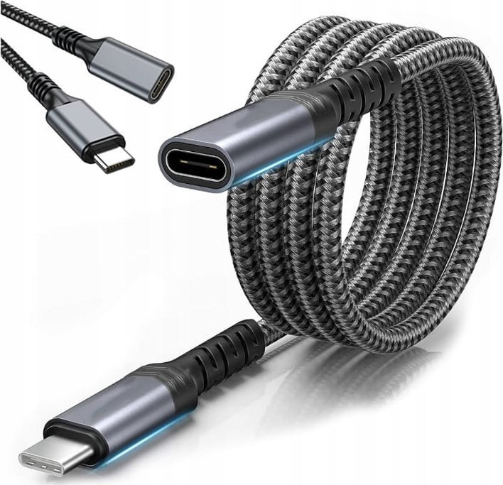 Kabel USB Zenwire USB-C - USB-C 2 m Czarny
