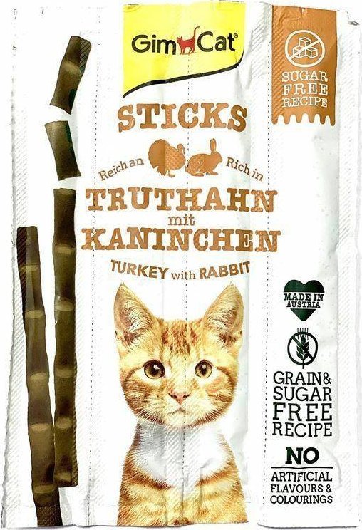 Gimcat GIMCAT STICKS 20g INDYK&KRÓLIK 4szt. /24