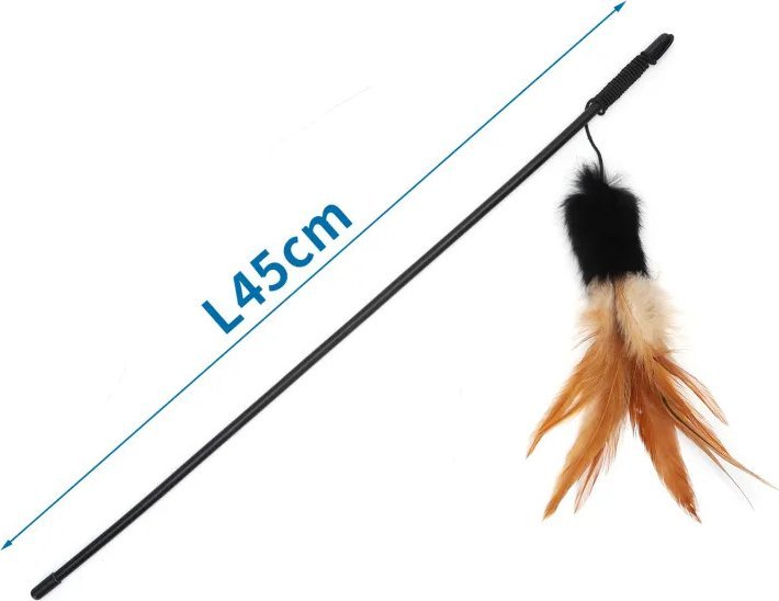 Nobleza Patyk do zabawy z kotem z piórkami Patyk do zabawy z kotem z piórkami