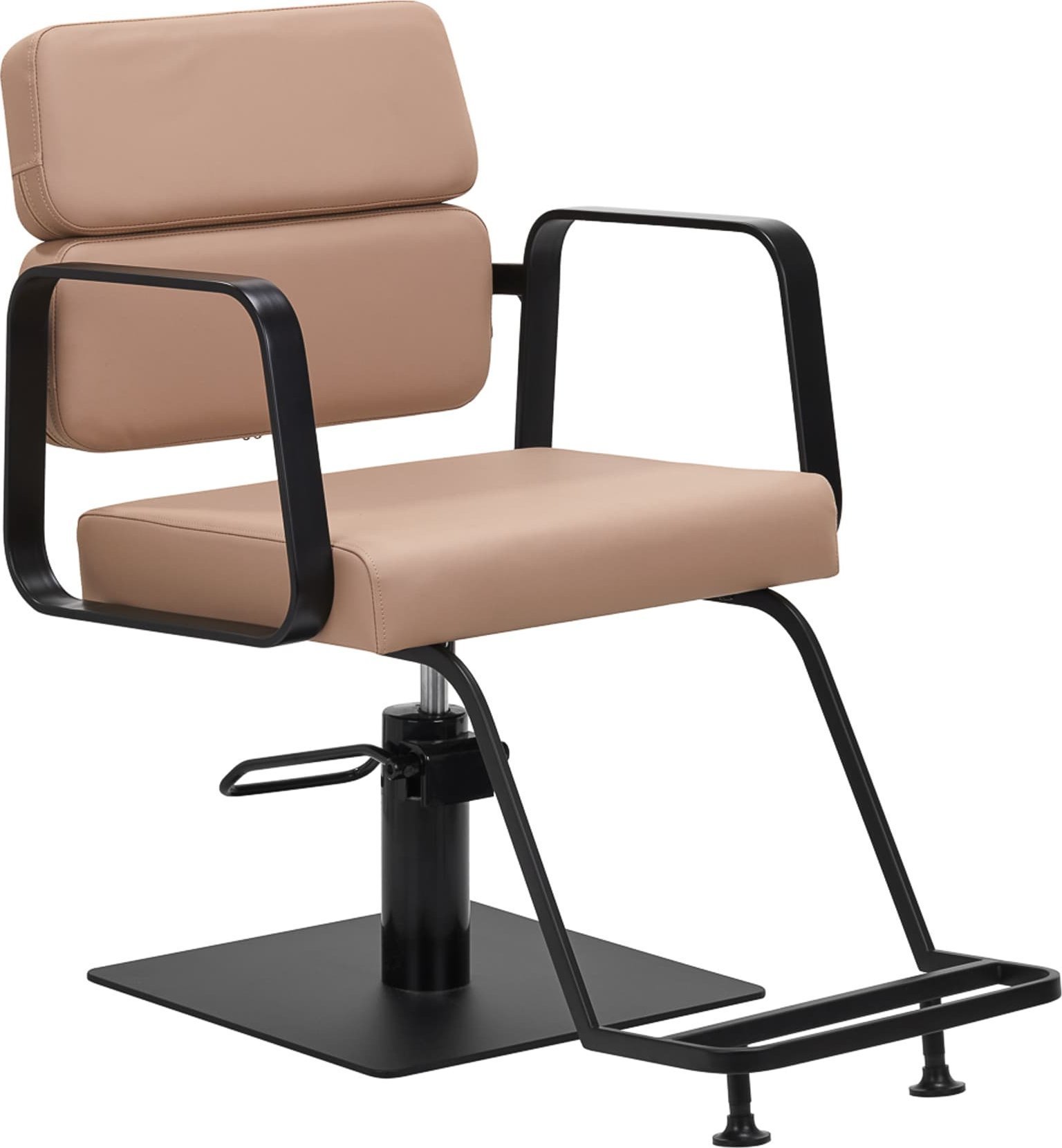 Activeshop Gabbiano fotel fryzjerski Porto czarno beżowy