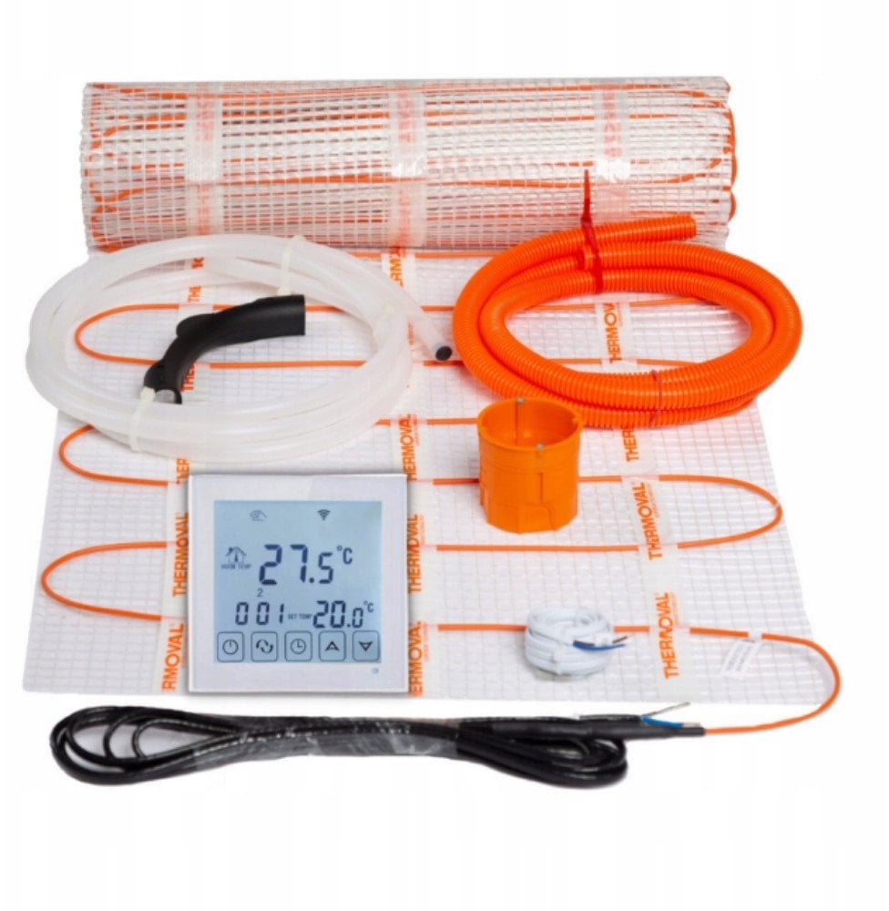 Zestaw TV TO 170W/m2 - 5,0m2, regulator TVT 31 WIFI, mata zasilana jednostronnie