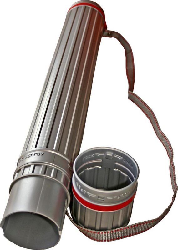 Titanum Tuba 60-110 cm śr. 8.5 cm szara