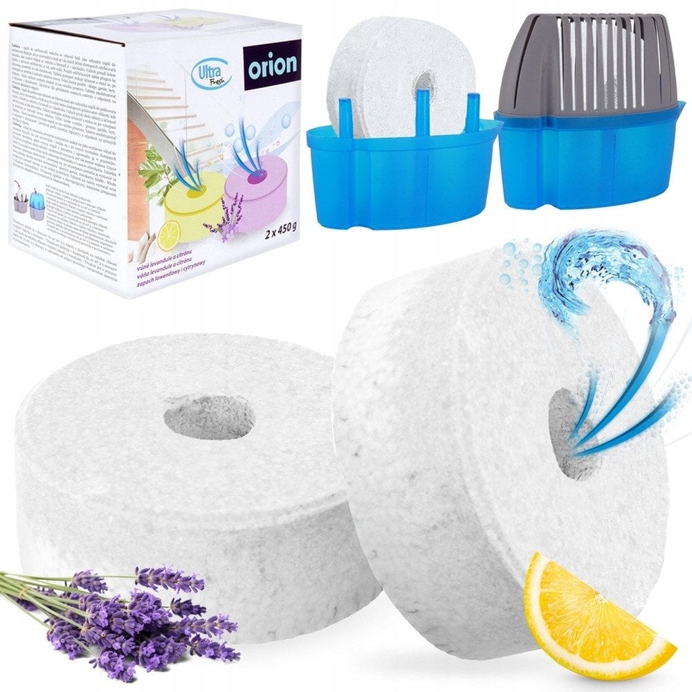 Orion Wkład do pochłaniacza wilgoci lawendowy i cytrynowy tabletki ULTRA FRESH 2x450 g 2 szt.