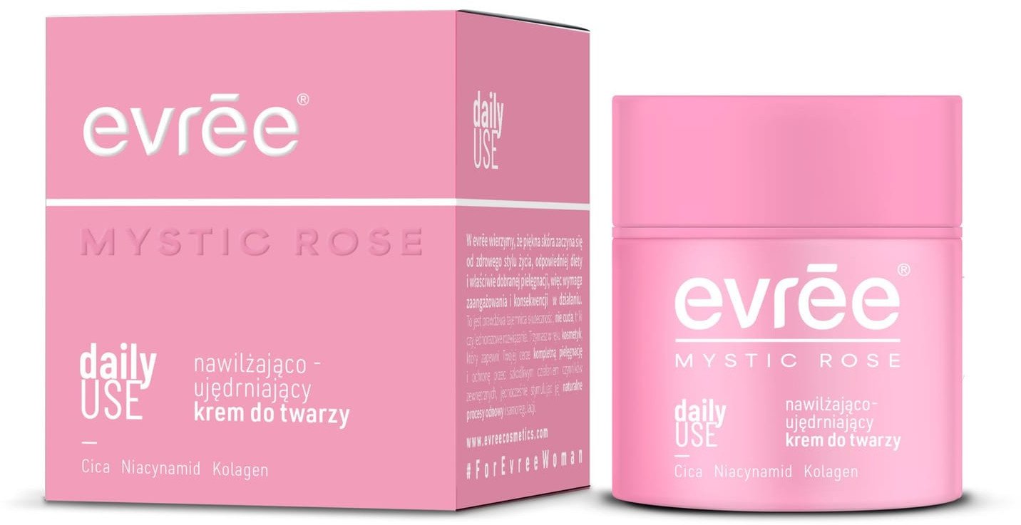 EVREE Mystic Rose Daily Use Nawilżająco - ujędrniający krem do twarzy 50 ml