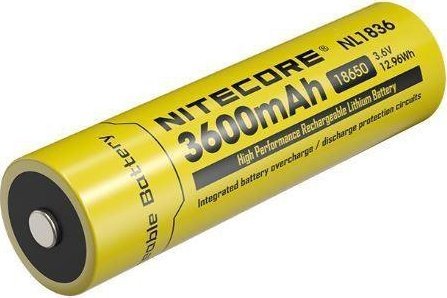 Nitecore BATTERY RECH. LI-ION 3.6V/NL1836(3600MAH)