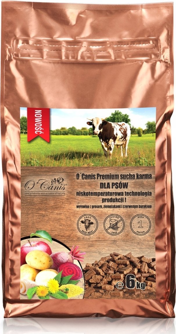O´Canis Premium wołowina,ziemniak,burak dla psa 6kg