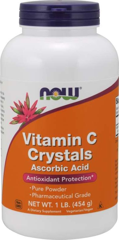 NOW Foods NOW Foods - Witamina C Kryształy, Proszek, 454 g