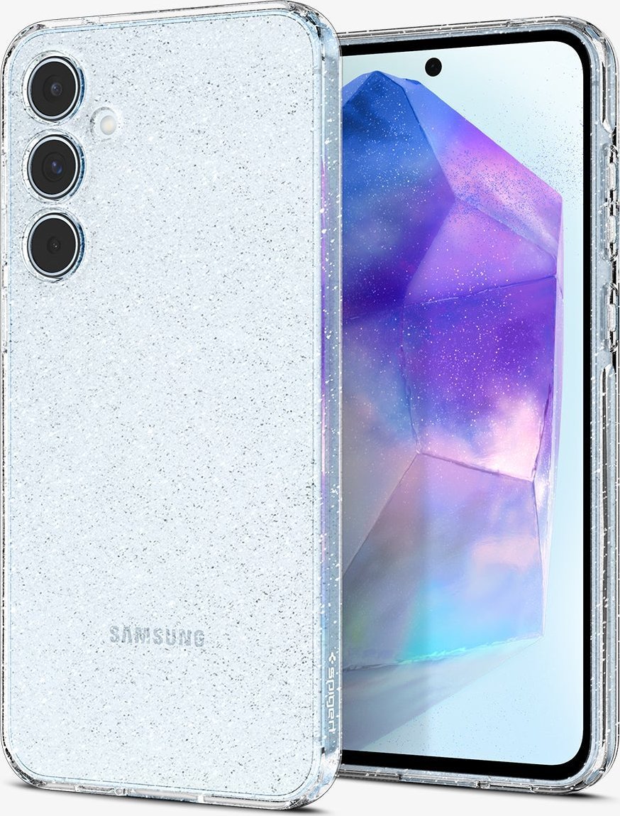 Spigen Spigen Liquid Crystal Glitter, crystal quartz - Samsung Galaxy A55
