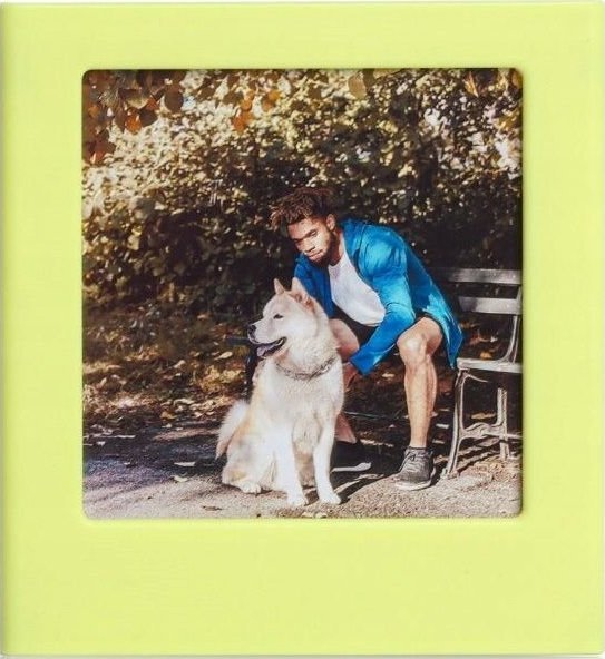 LoveInstant Ramka Magnes Na Lodówkę Do Fuji Instax Square Sq Link / Sq1 / Sq6 / Sq10 / Sq20 / Żółty