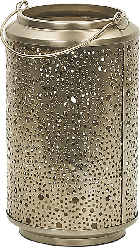 Beliani Lampion 25 cm złoty CORFU