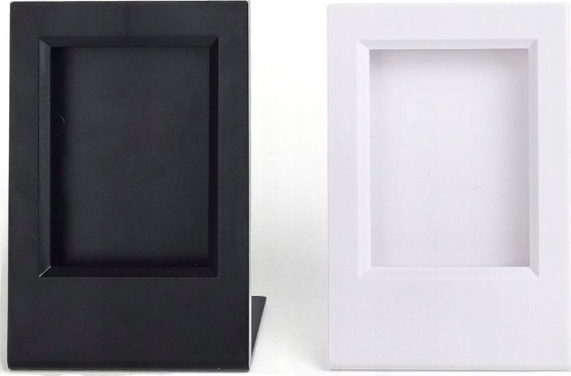 Ramka LoveInstant 2x Ramka + Pudełko na Zdjęcia do FUJIFILM INSTAX Mini 12 11 9 8 7s 70 90 50 40 EVO LiPlay Link 2 SE / Biała i Czarna