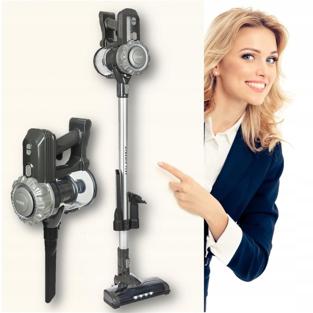 PIONOWY RĘCZNY ODKURZACZ BEZPRZEWODOWY CYKLONOWY HEPA 2W1 LED MOCNY 150W