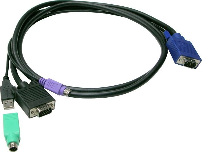 LevelOne LevelOne KVM Kabel ACC-3201 USB+PS/2 1,80m