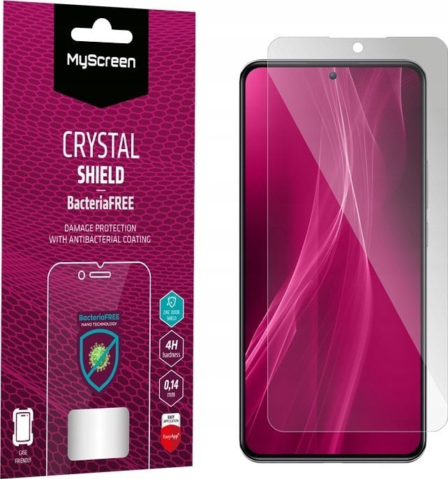 MyScreen Protector Folia ochronna antybakteryjna do Motorola Moto G54 5G MyScreen CRYSTAL SHIELD BacteriaFREE