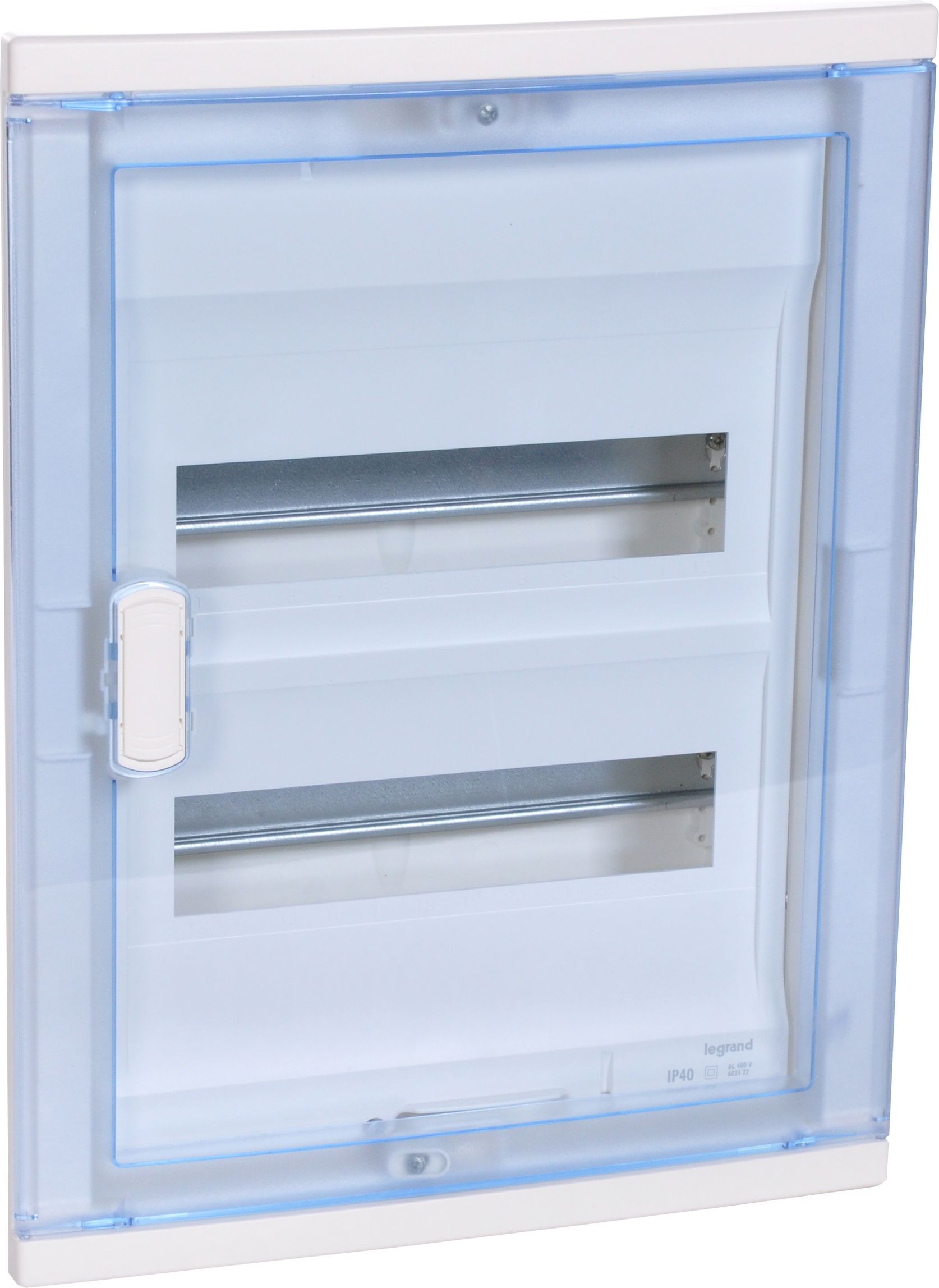 Legrand Rozdzielnica wnękowa RWN N+PE 2x12 drzwi przezroczyste 602422