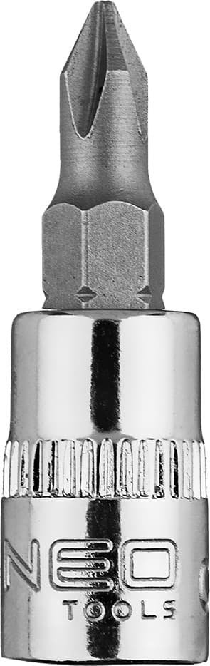 Neo Końcówka wkrętakowa PH1 na nasadce 1/4", krótka, 37 mm