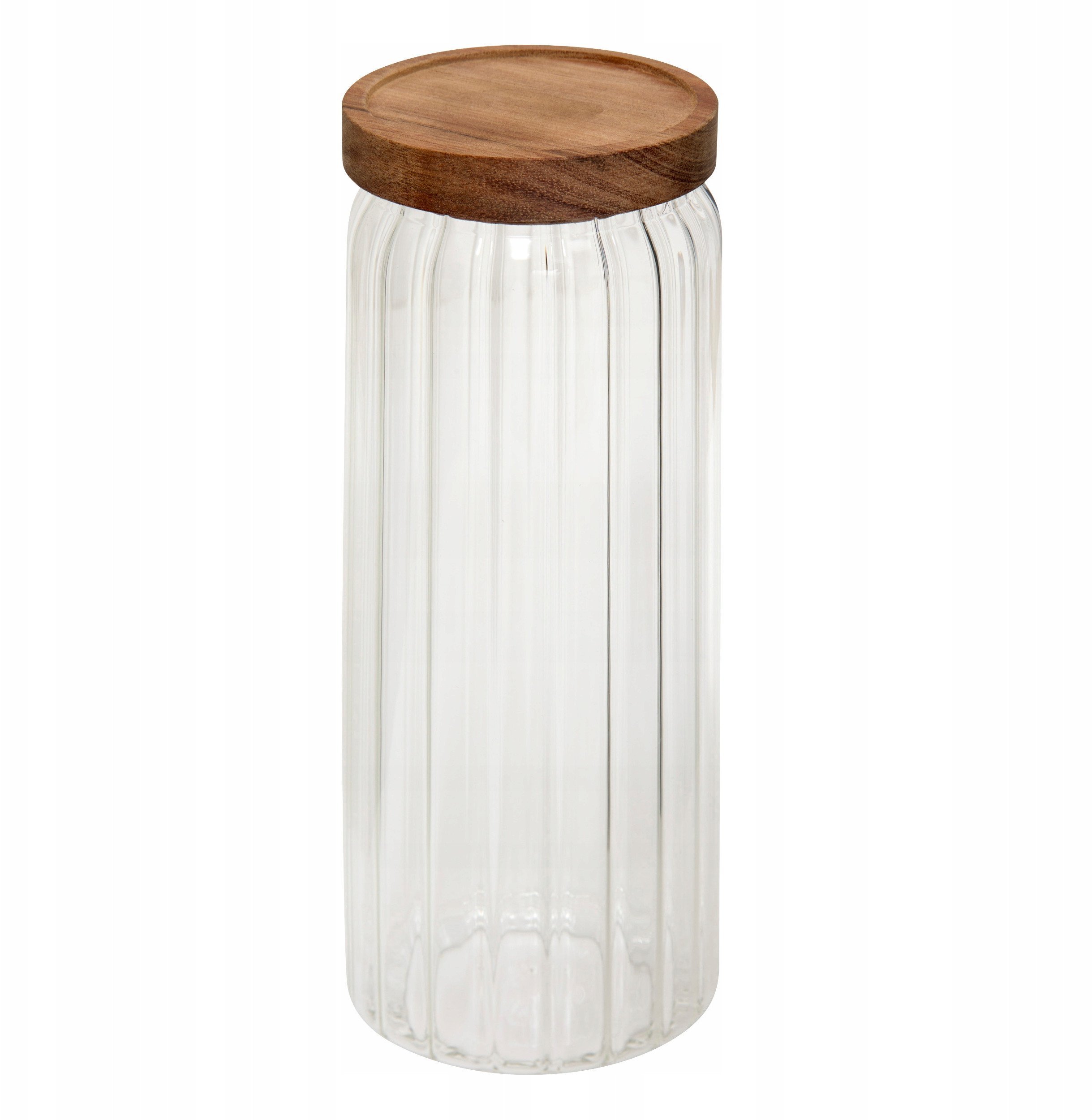 Pojemnik na makaron spaghetti HARMONY, ryflowane szkło, 1,3 l