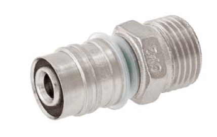 Kisan Złączka zaprasowywana z gwintem zewnętrznym 25x1" - WL24.44.21.00