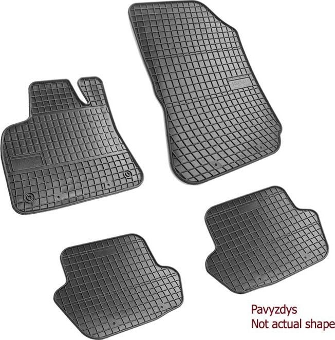 Guminiai kilimėliai BMW F10/F11 series 5 LIFT 2013-> /4pc, 542780