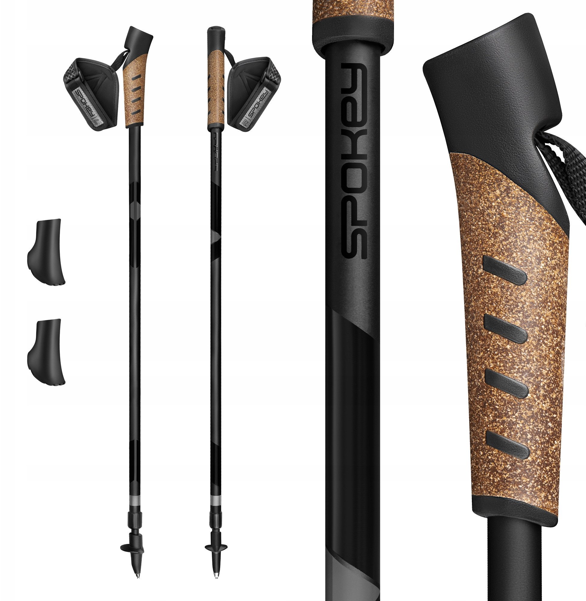Teleskopowe kije Nordic Walking Spokey PEAK