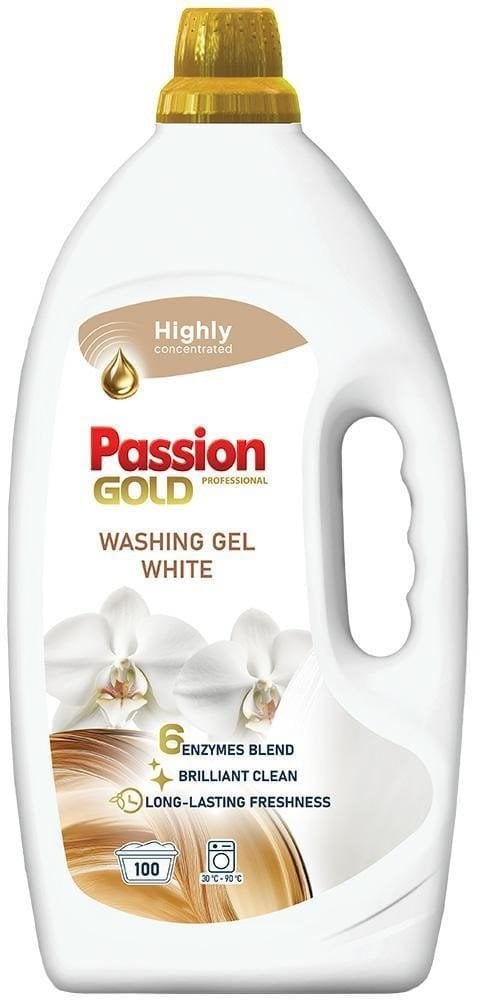 PASSION GOLD Professional Żel do prania ubrań białych 4000 ml