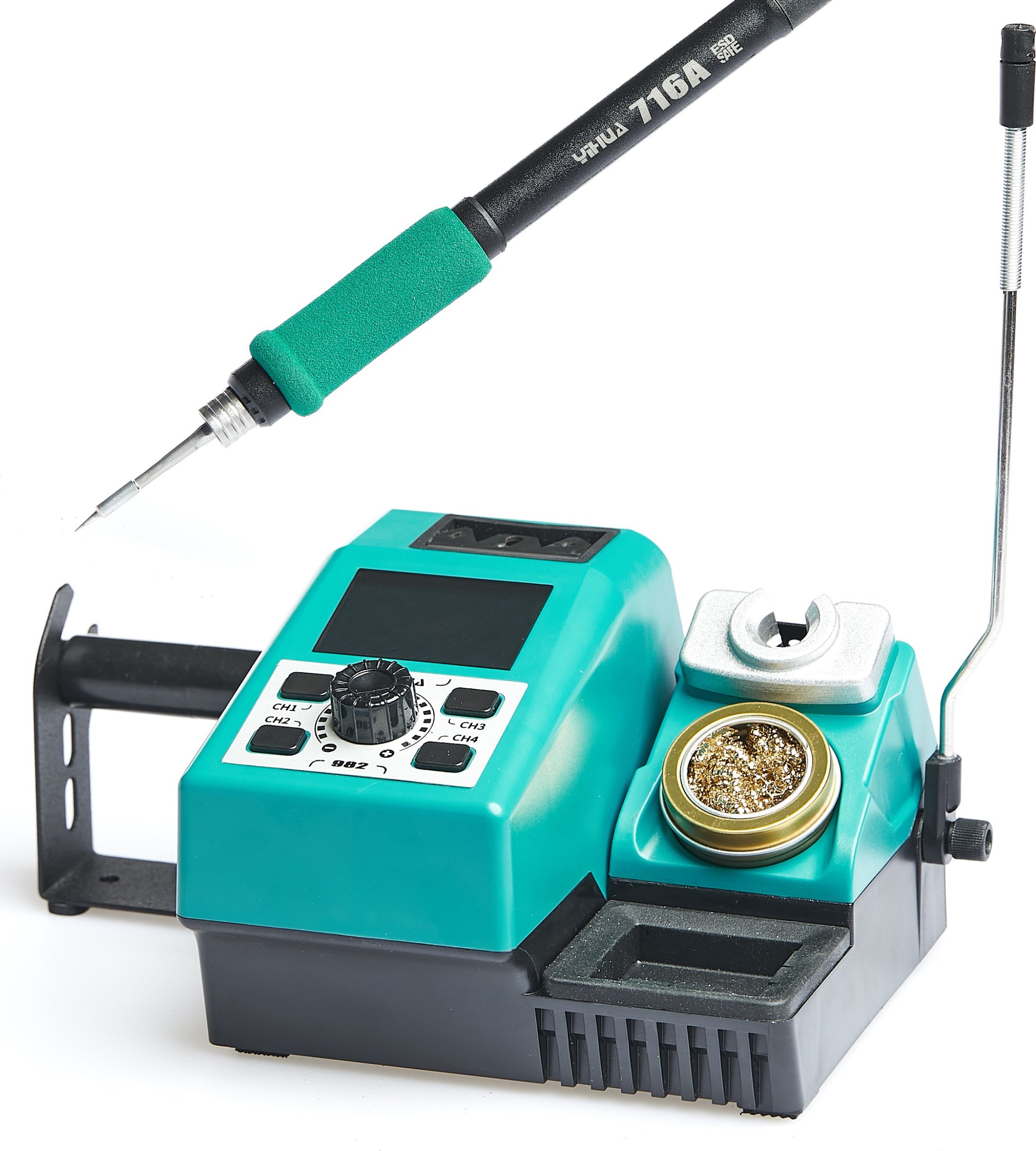 Zestaw Stacja Lutownicza 982 Kalafonia Pasta Topnik Techrebal Lupa