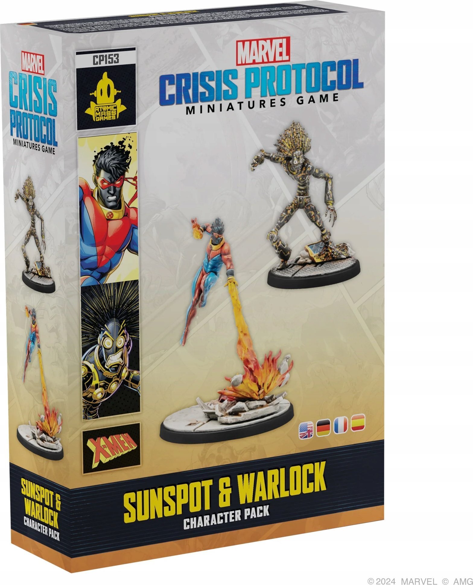 Atomic Mass Games Marvel: Crisis Protocol - Sunspot & Warlock