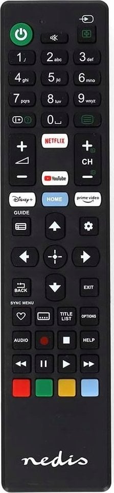 Pilot RTV Nedis Nedis TVRC45SOBK pilot Podczerwień TV Naciśnij przyciski
