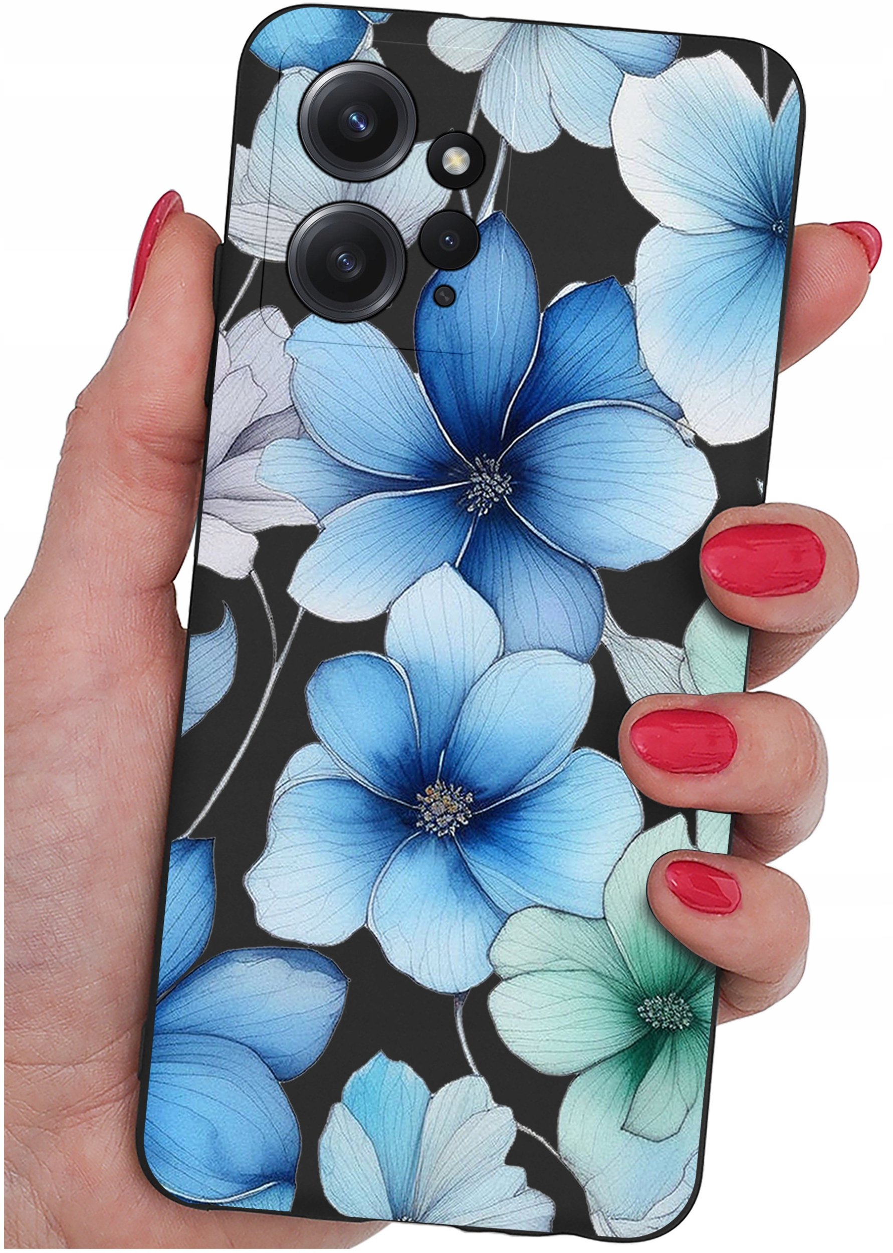 ETUI do Xiaomi Redmi Note 12 4G | WZORY | SILIKONOWE MATT CASE + SZKŁO 9H