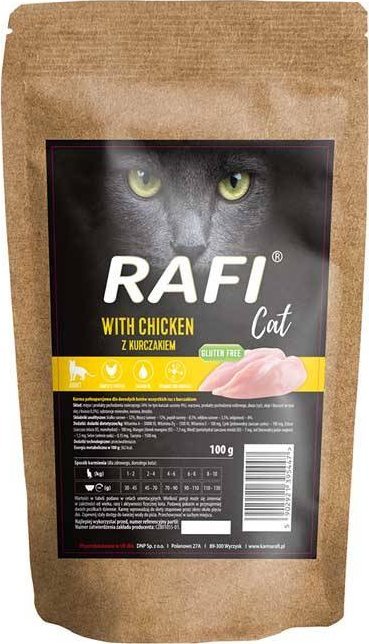 Karma sucha dla kota Rafi Cat z kurczakiem 100 g