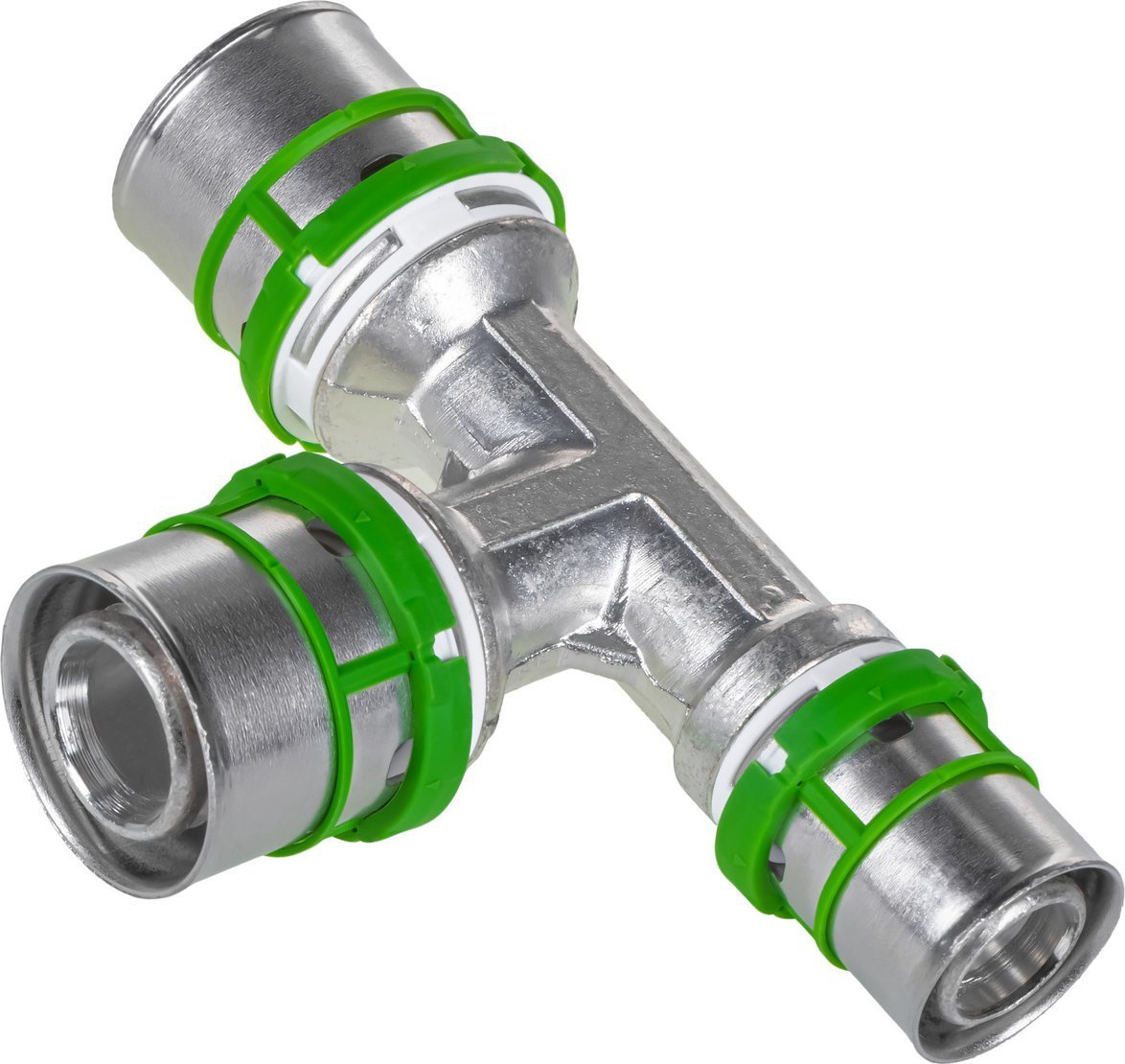 Trójnik redukcyjny zaprasowywany MultiSkin mosiądz/cynowany 26x20x16