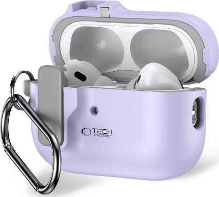 Tech-Protect TECH-PROTECT SLIM HOOK APPLE AIRPODS PRO 1 / 2 LAVENDER