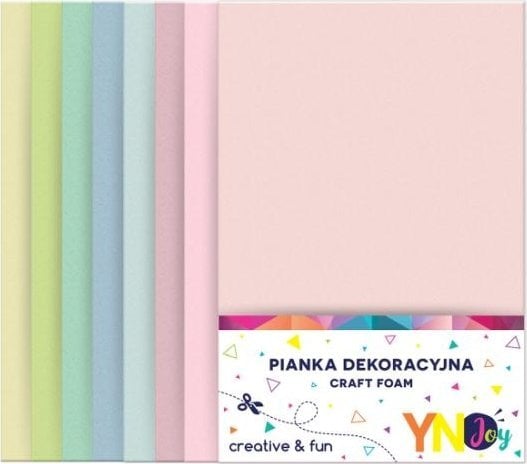 Interdruk Pianka dekoracyjna pastel 8 sztuk