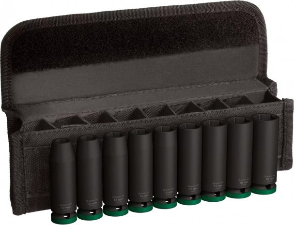 bosch powertools Bosch PRO Impact socket set 1/2'', 9-piece (black, deep)