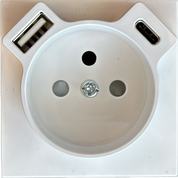 Efapel Efapel Logus90 element centralny do gniazda podw.usb typ a/c lodowy 90650 TGE