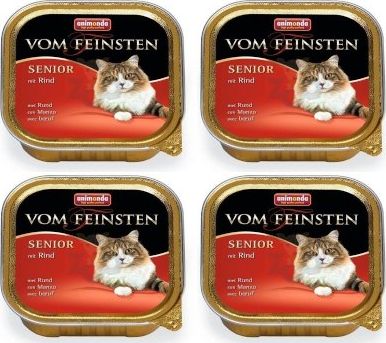 Animonda ANIMONDA Vom Feinsten Senior Cat smak: z wołowiną 6 x 100g